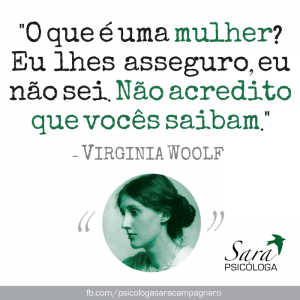 Frase de virgínia Woolf
